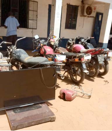 Police arrest 2, recover 6 stolen motorcycles