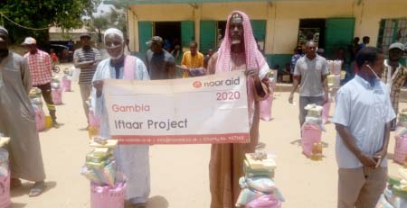 Mandinary Majalis strengthens food aid to over 100 households